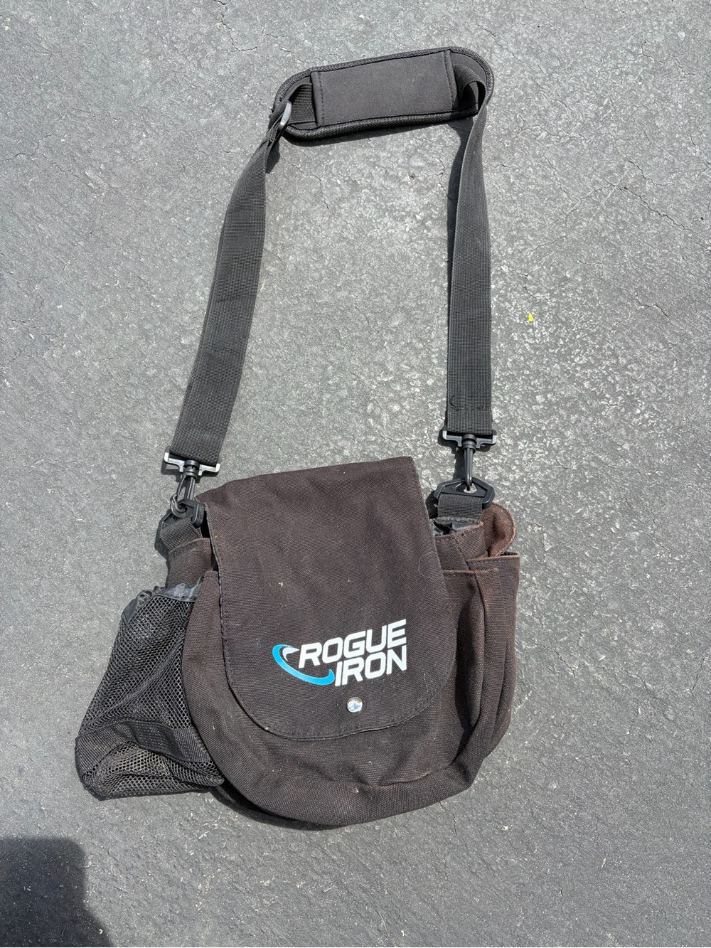 Black Canvas Disc Golf Bag